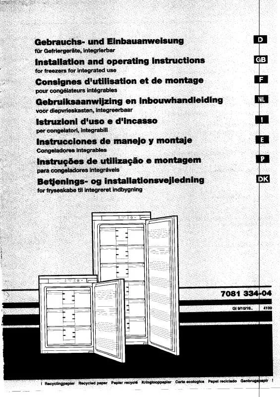 Mode d'emploi AEG-ELECTROLUX UF245PL