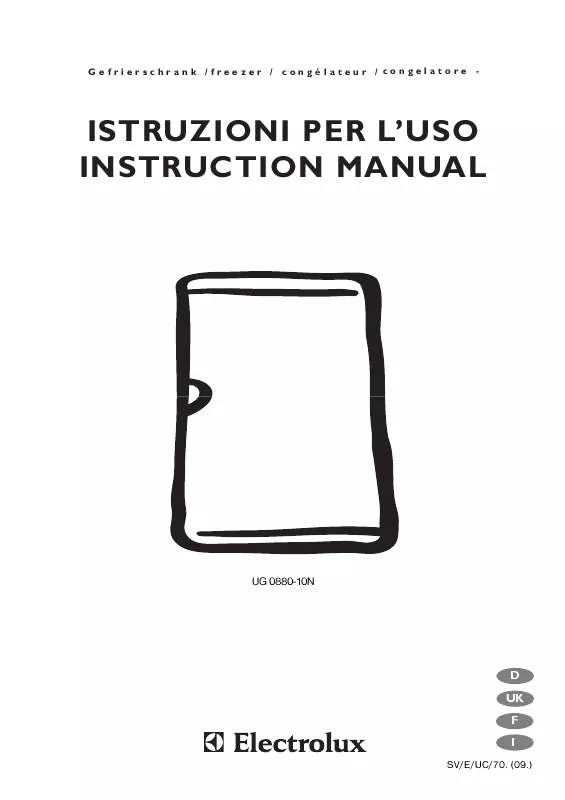 Mode d'emploi AEG-ELECTROLUX UG088010N