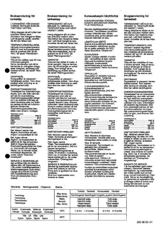 Mode d'emploi AEG-ELECTROLUX WD203A