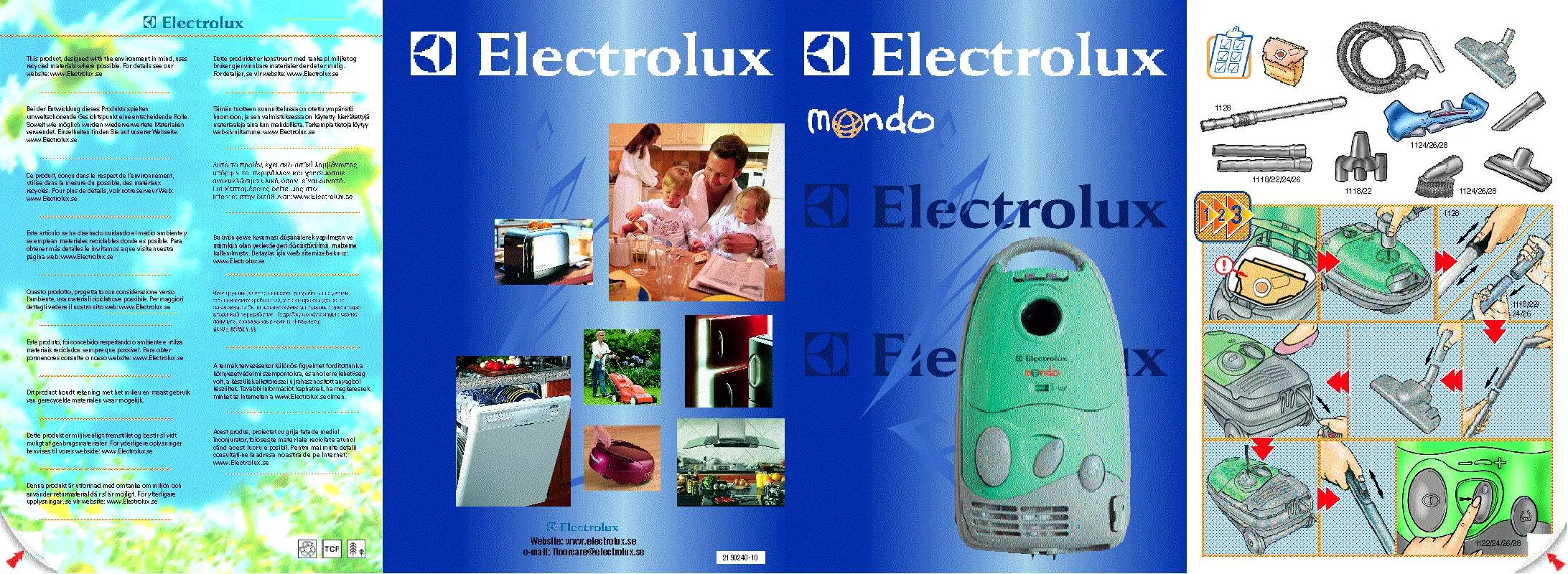 Mode d'emploi AEG-ELECTROLUX Z1118