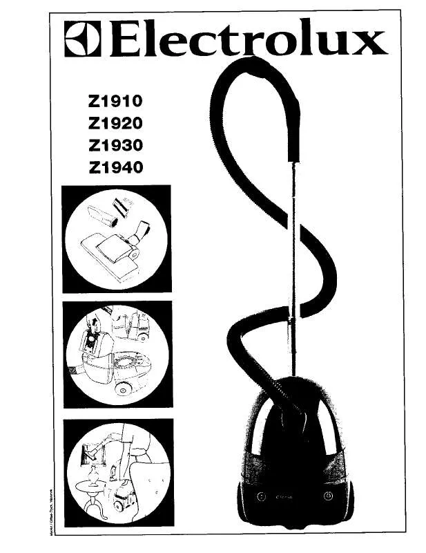 Mode d'emploi AEG-ELECTROLUX Z1910