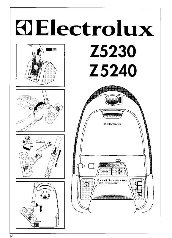 Mode d'emploi AEG-ELECTROLUX Z5245