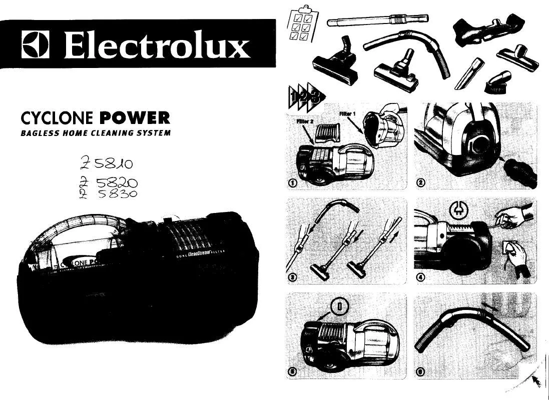 Mode d'emploi AEG-ELECTROLUX Z5835T