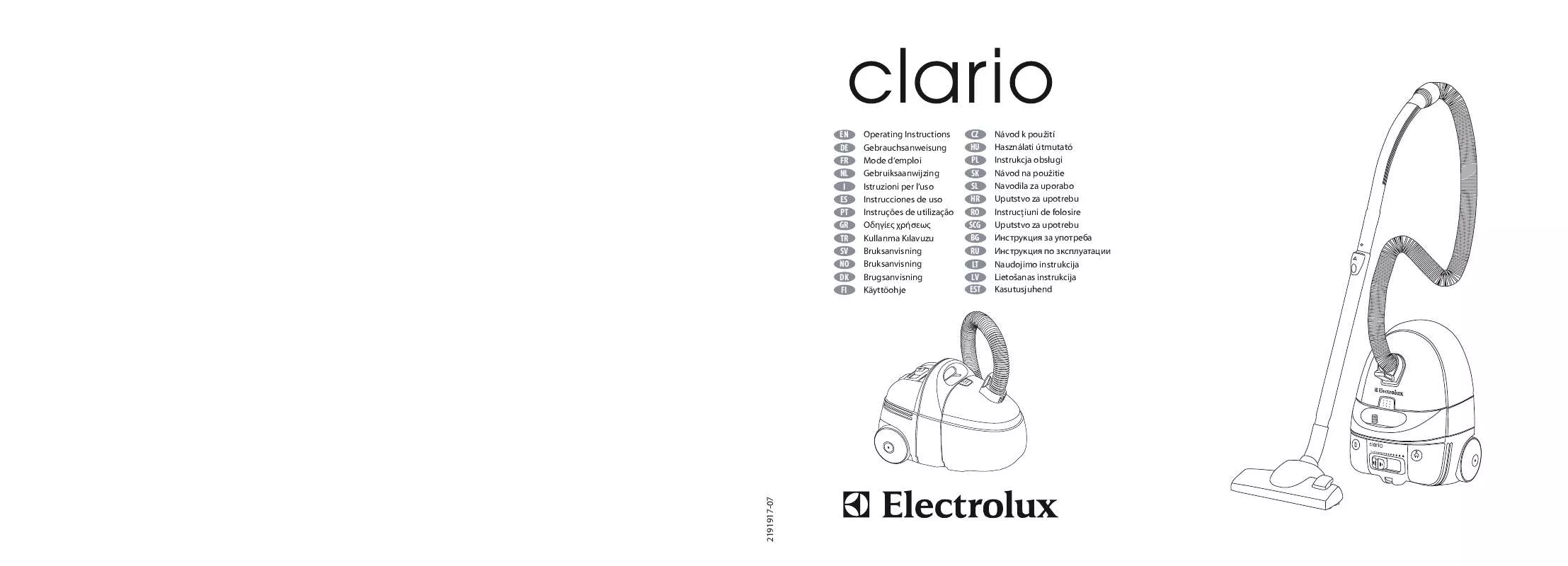 Mode d'emploi AEG-ELECTROLUX Z7520 PARKETTO