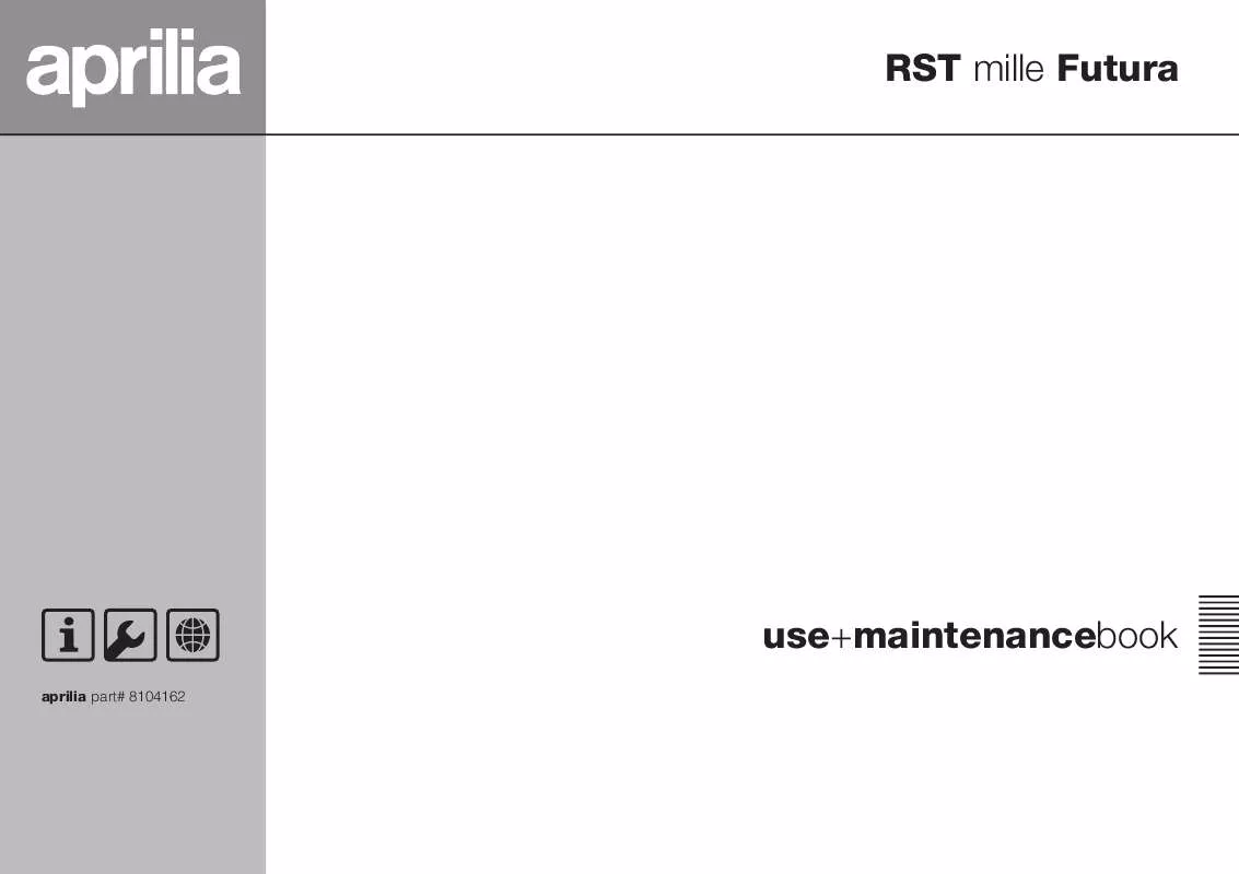 Mode d'emploi APRILIA RST MILLE FUTURA