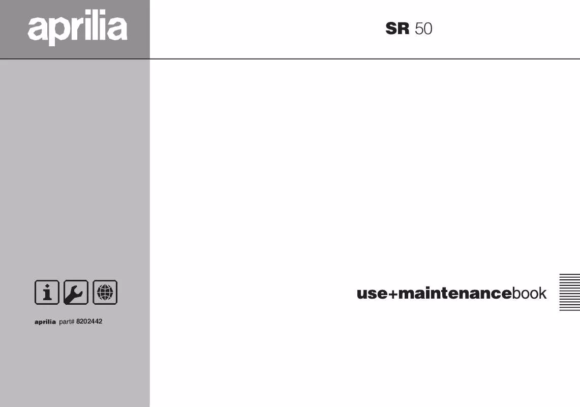 Mode d'emploi APRILIA SR50