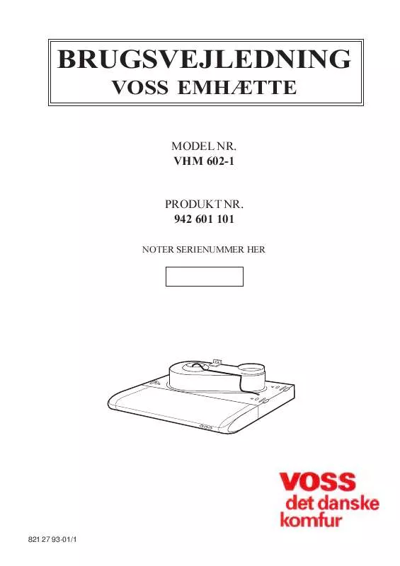 Mode d'emploi ARTHUR MARTIN VHM602-1