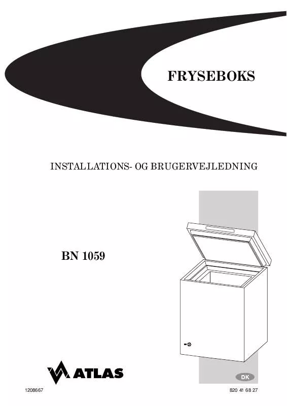 Mode d'emploi ATLAS BN1059