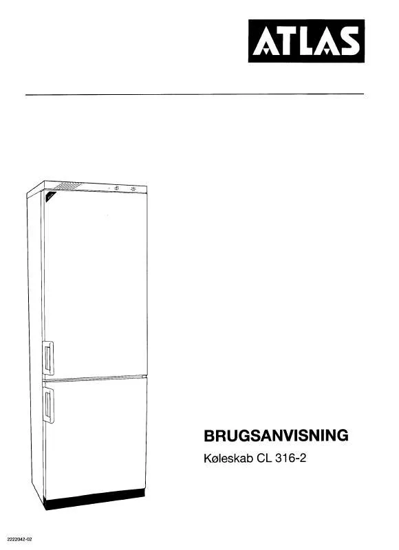 Mode d'emploi ATLAS CL316-2