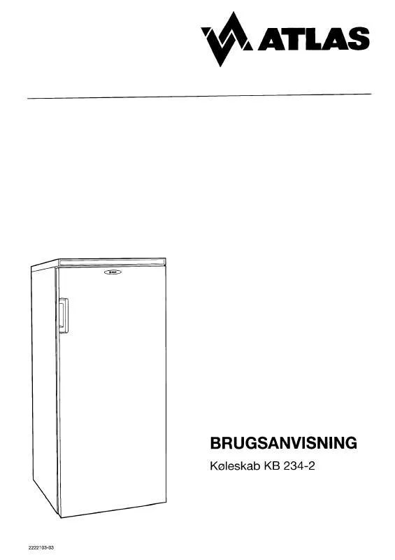 Mode d'emploi ATLAS KB234-2