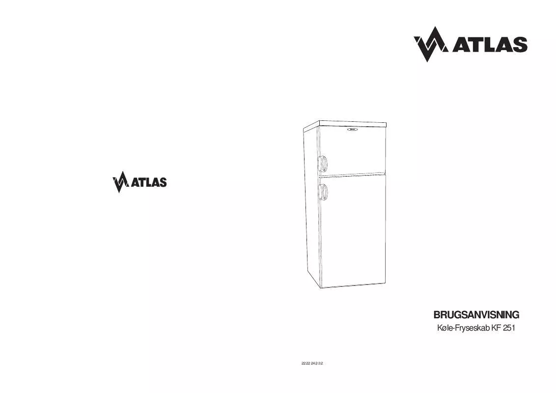 Mode d'emploi ATLAS KF251