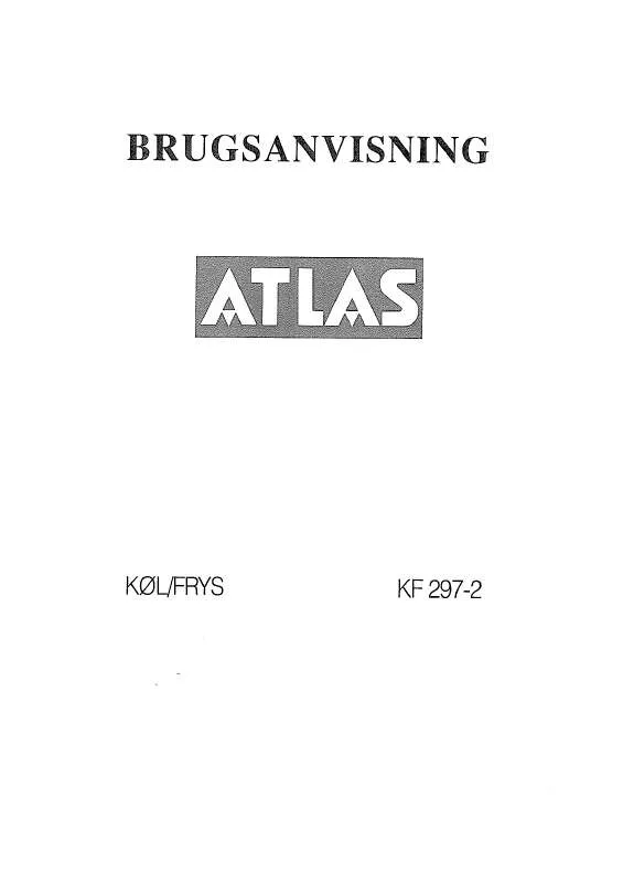 Mode d'emploi ATLAS KF297-2