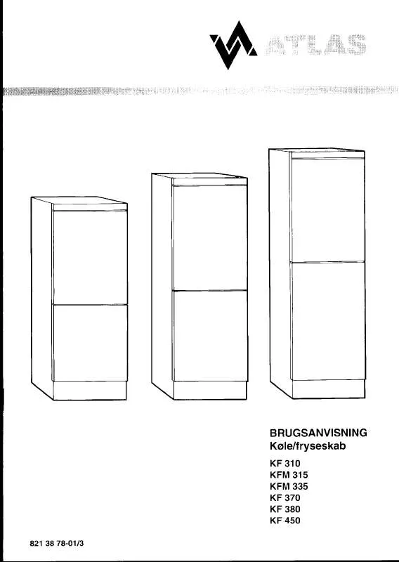 Mode d'emploi ATLAS KF380