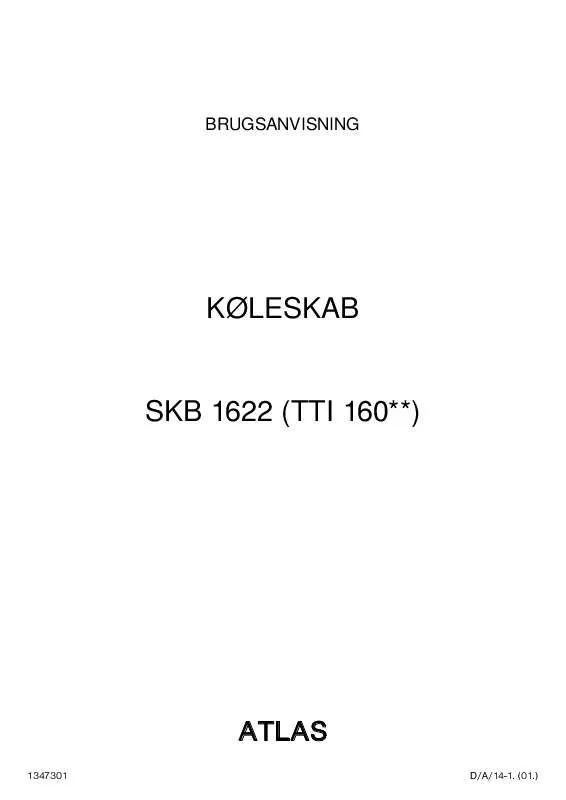 Mode d'emploi ATLAS SKB1622