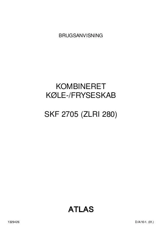 Mode d'emploi ATLAS SKF2705