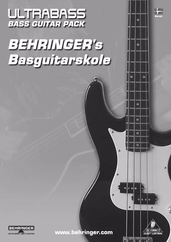 Mode d'emploi BEHRINGER BT108 BASSPACK