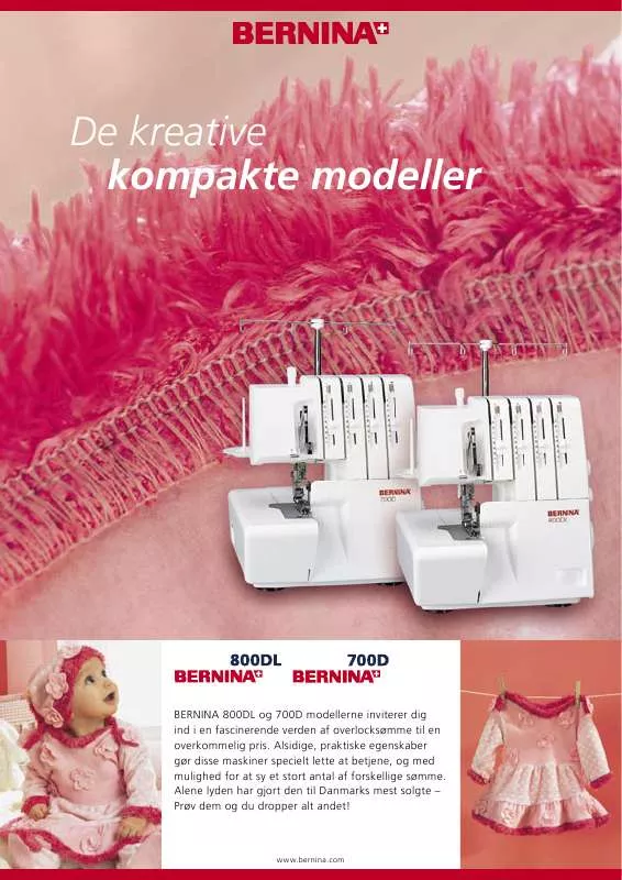 Mode d'emploi BERNINA 700D