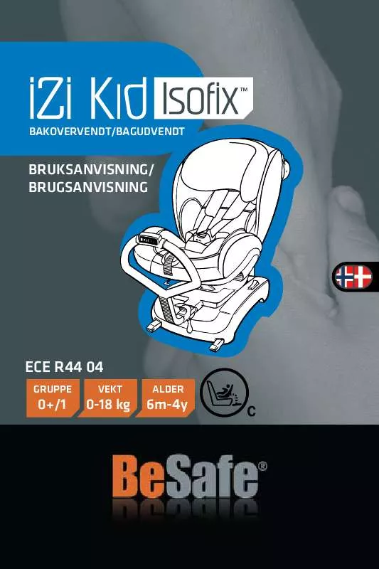 Mode d'emploi BESAFE IZI KID ISOFIX