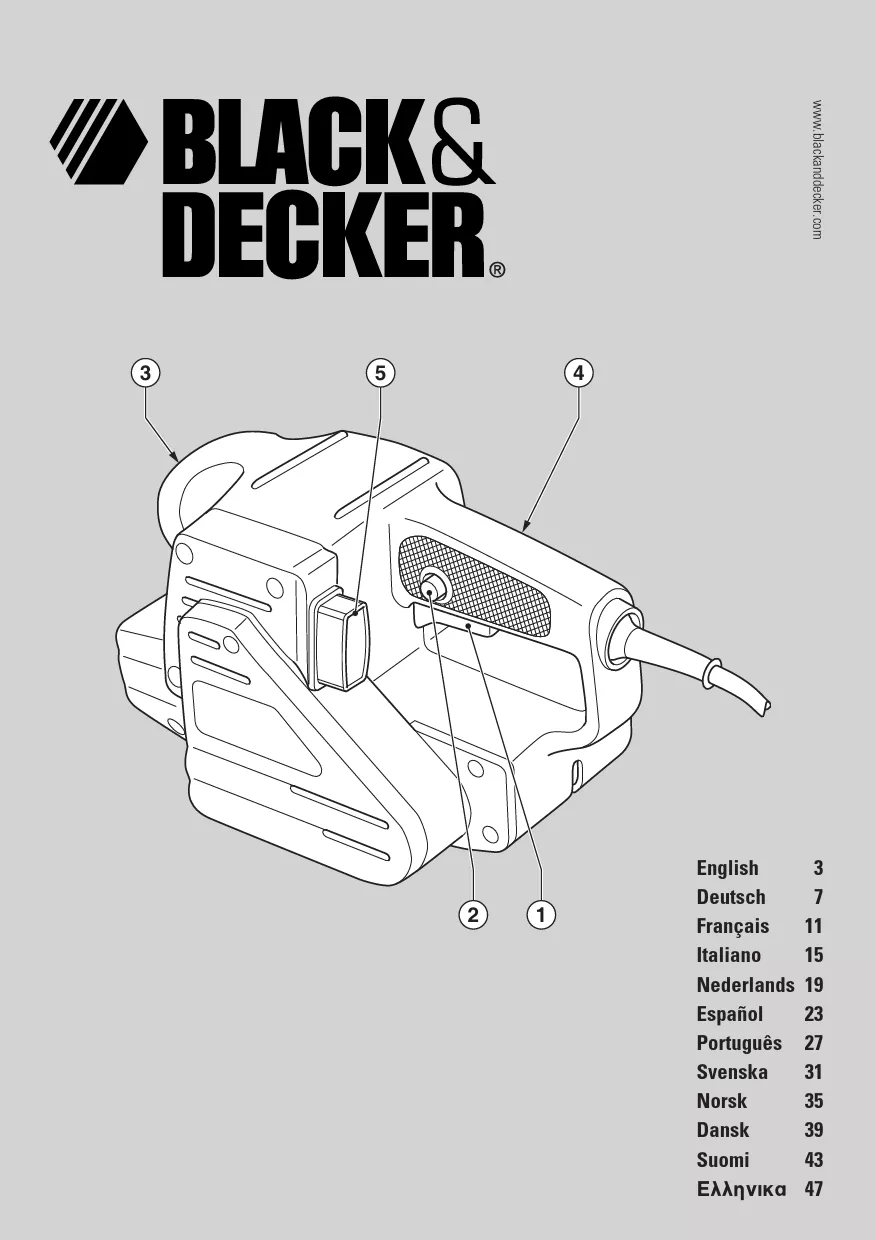 Mode d'emploi BLACK & DECKER DN 85