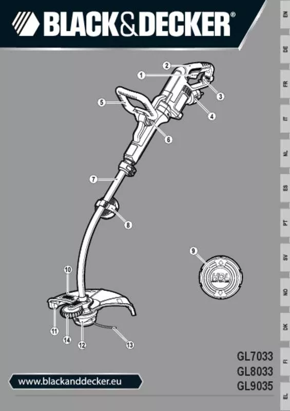 Mode d'emploi BLACK & DECKER GL9035