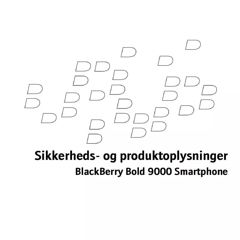 Mode d'emploi BLACKBERRY BOLD 9000