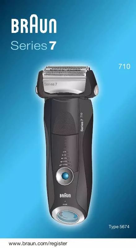 Mode d'emploi BRAUN 710