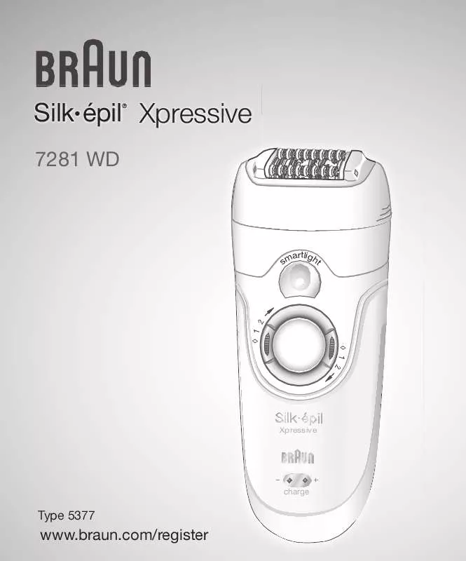 Mode d'emploi BRAUN 7281 WD