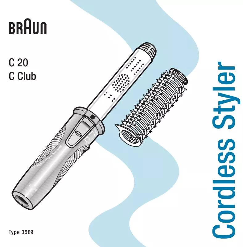 Mode d'emploi BRAUN C 20