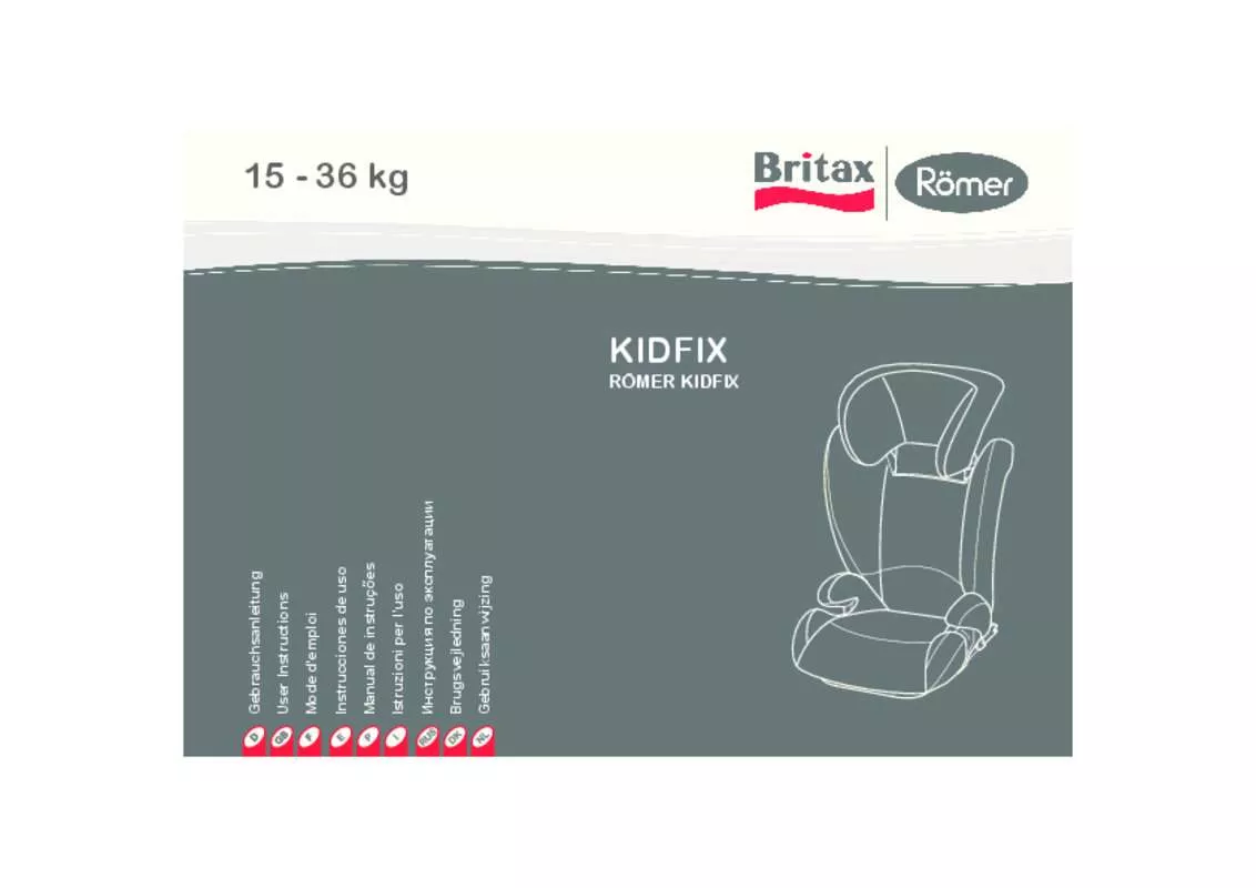 Mode d'emploi BRITAX KIDFIX