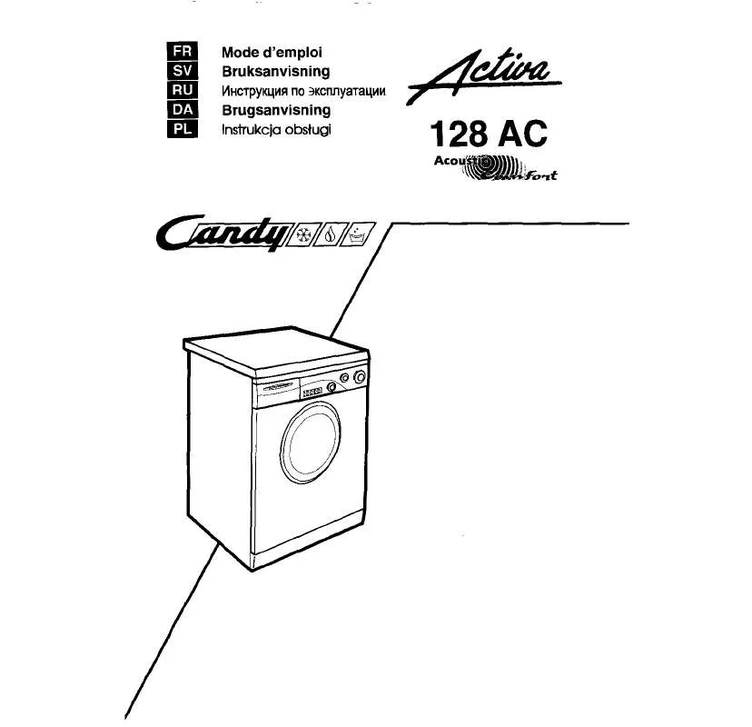 Mode d'emploi CANDY ACTIVA 128 AC