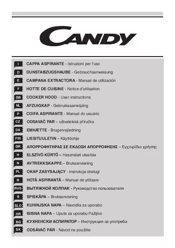 Mode d'emploi CANDY CCE 16