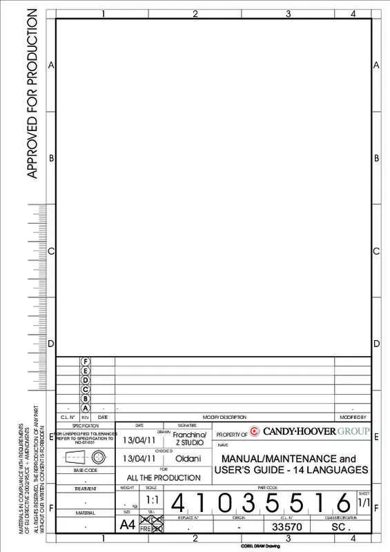 Mode d'emploi CANDY CKBC 3150 E