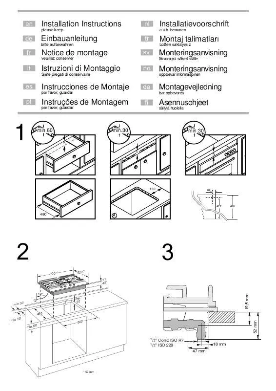 Mode d'emploi CONSTRUCTA CG270110F