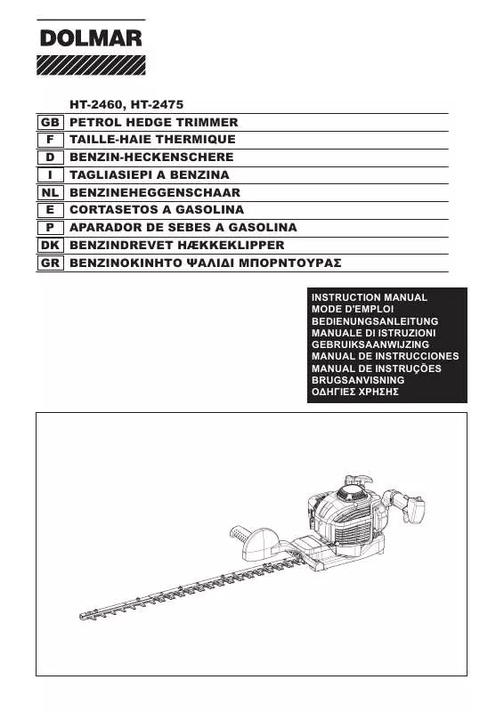 Mode d'emploi DOLMAR HT-2460