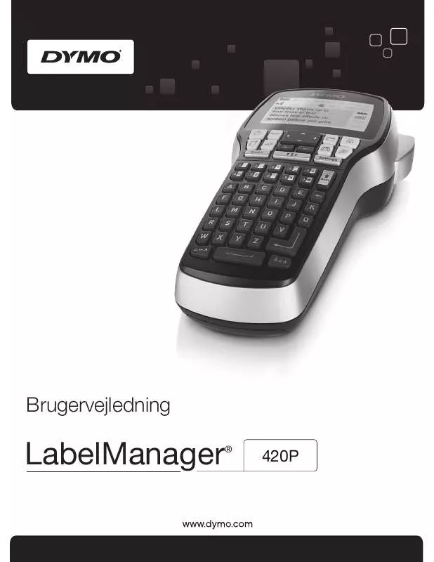 Mode d'emploi DYMO LABELMANAGER 420P