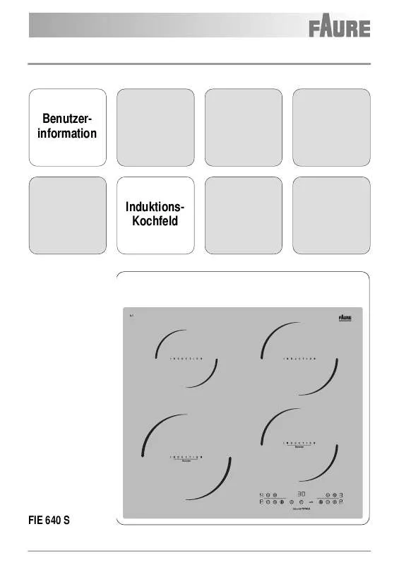 Mode d'emploi FAURE FIE640S
