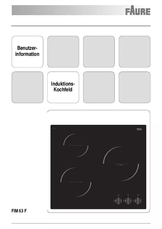 Mode d'emploi FAURE FIM63F