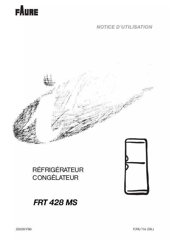 Mode d'emploi FAURE FRT428MS