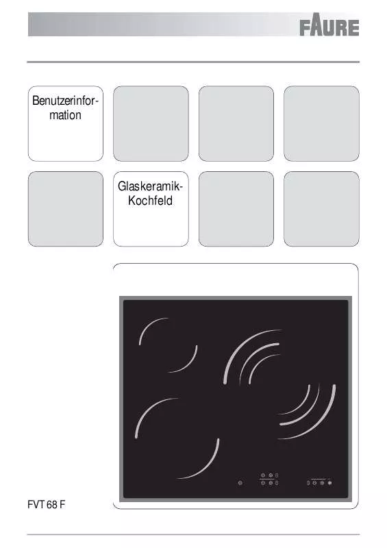 Mode d'emploi FAURE FVT68F