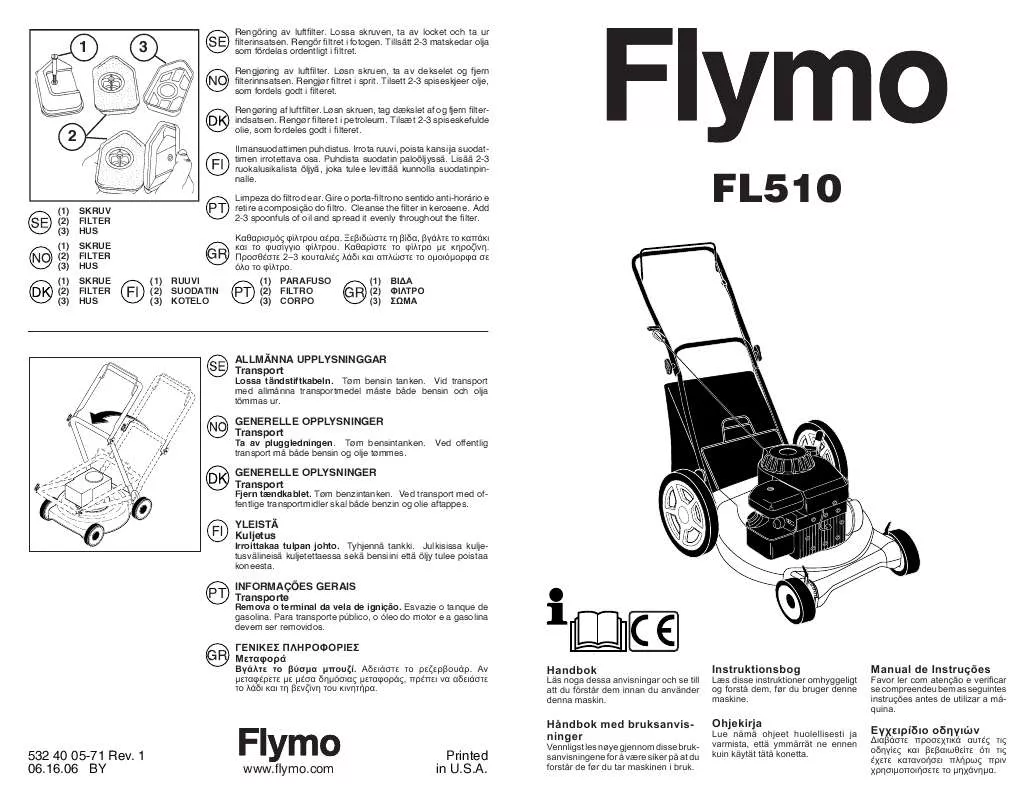 Mode d'emploi FLYMO FL510