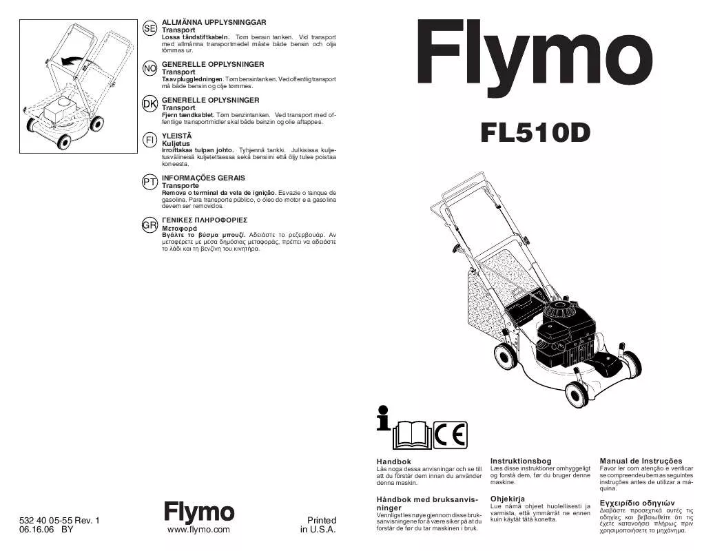 Mode d'emploi FLYMO FL510D