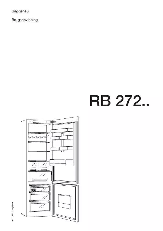 Mode d'emploi GAGGENAU RB272370