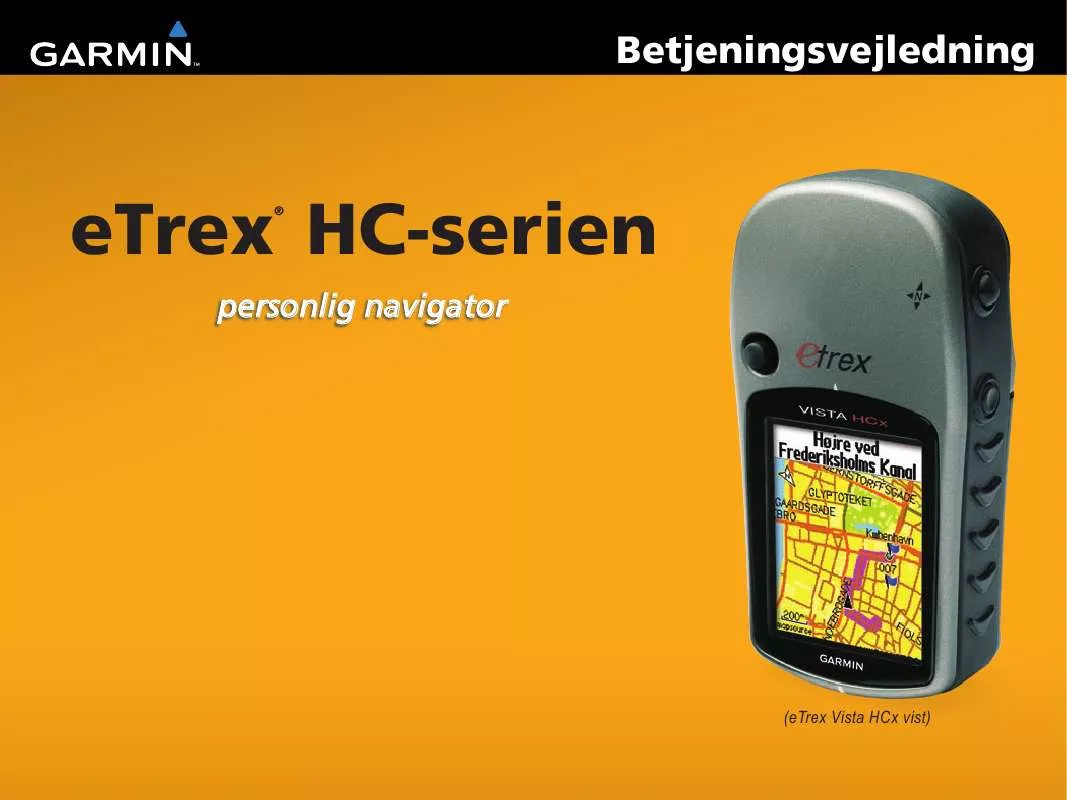 Mode d'emploi GARMIN ETREX LEGEND HCX