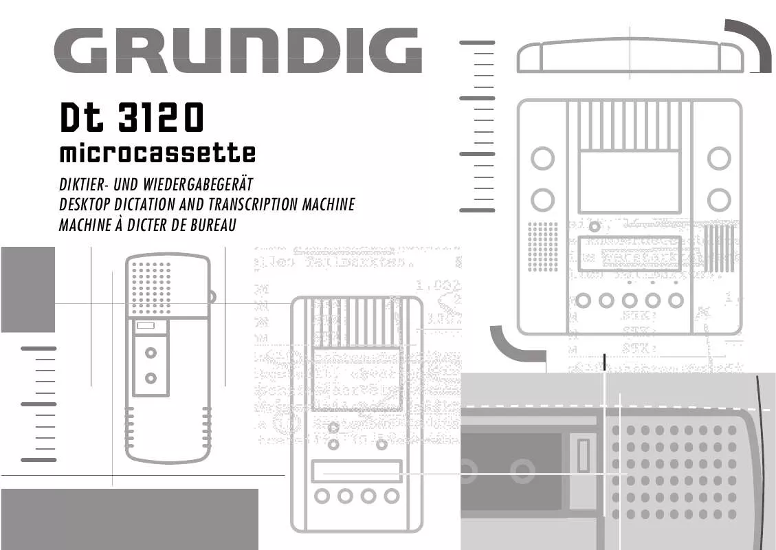 Mode d'emploi GRUNDIG DT 3120