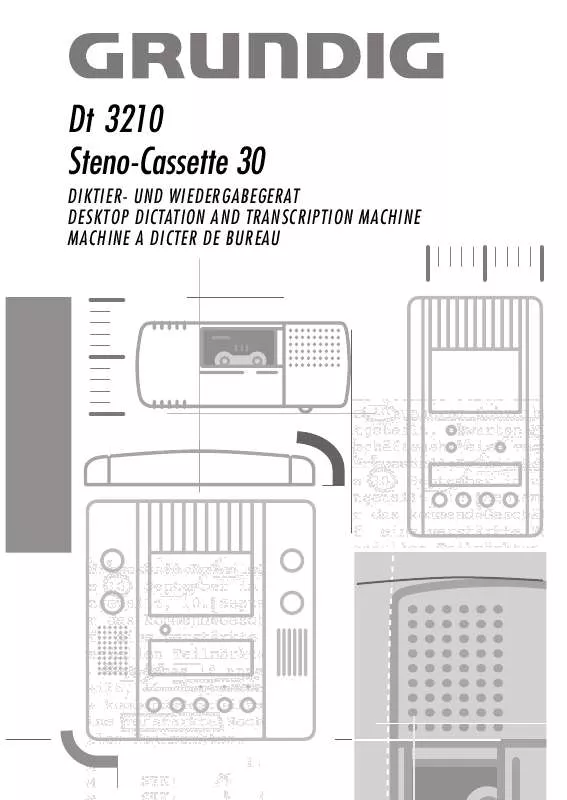 Mode d'emploi GRUNDIG DT 3210