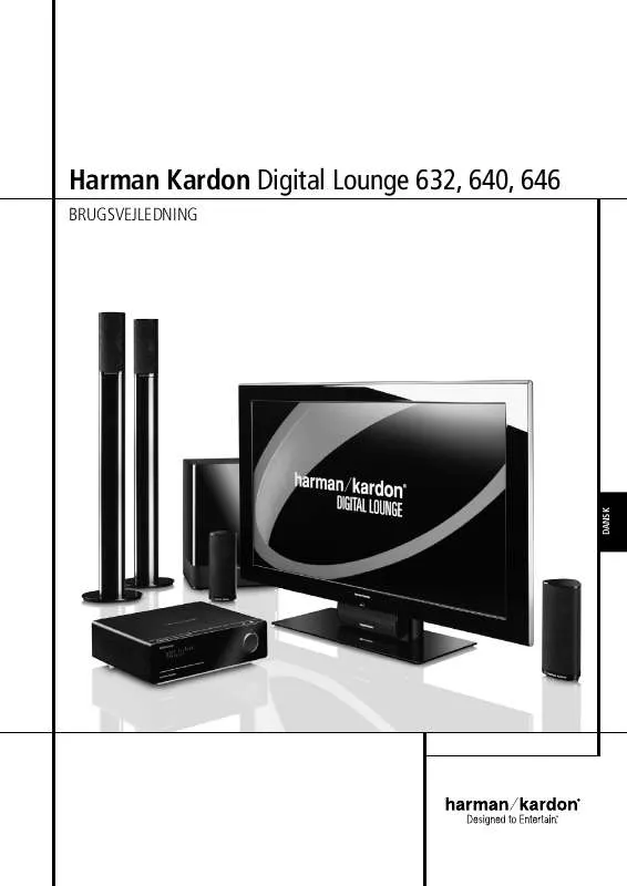 Mode d'emploi HARMAN KARDON DL 632EX