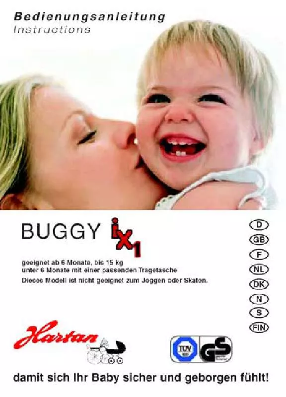 Mode d'emploi HARTAN BUGGY IX1