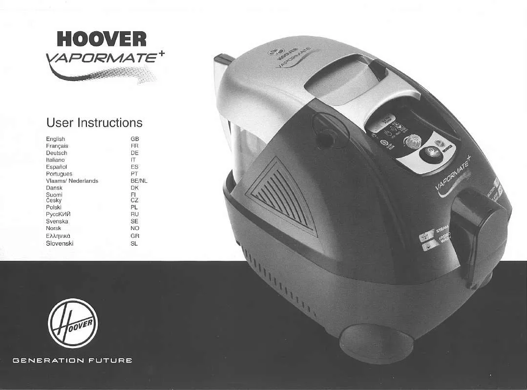 Mode d'emploi HOOVER VMA 1530