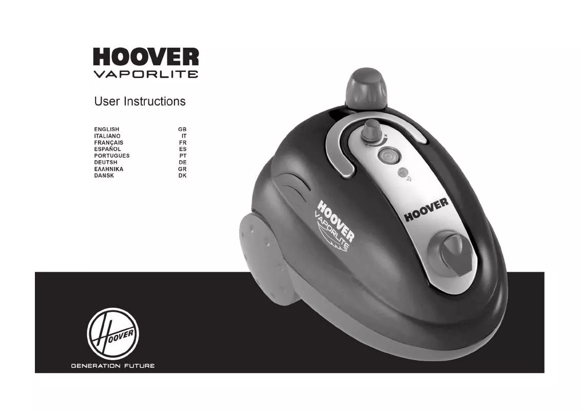 Mode d'emploi HOOVER VSB 1220