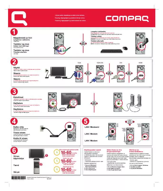 Mode d'emploi HP COMPAQ PRESARIO SG3200